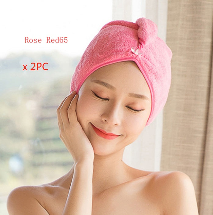 Women's Hair Dryer Cap, Absorbent Dry Hair Towel